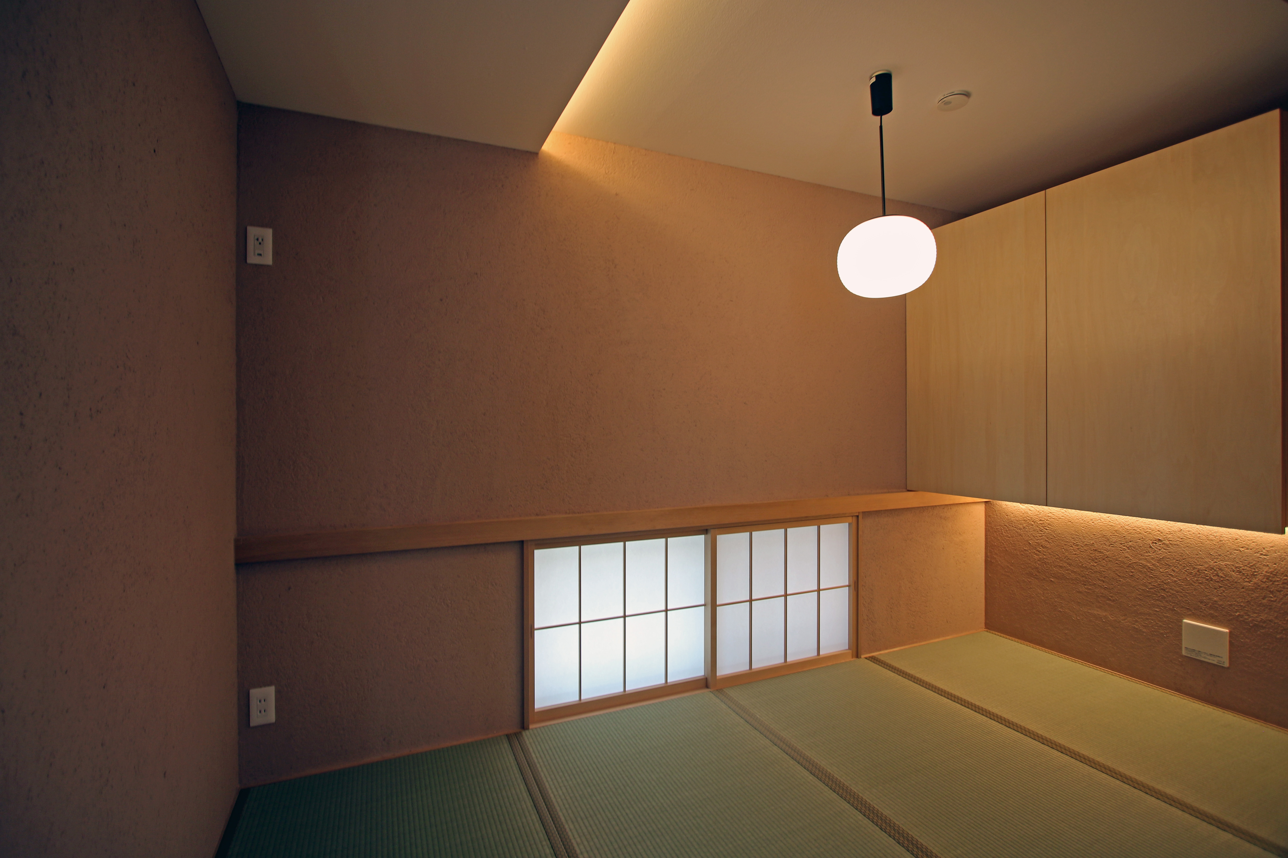 インナーガレージのある家