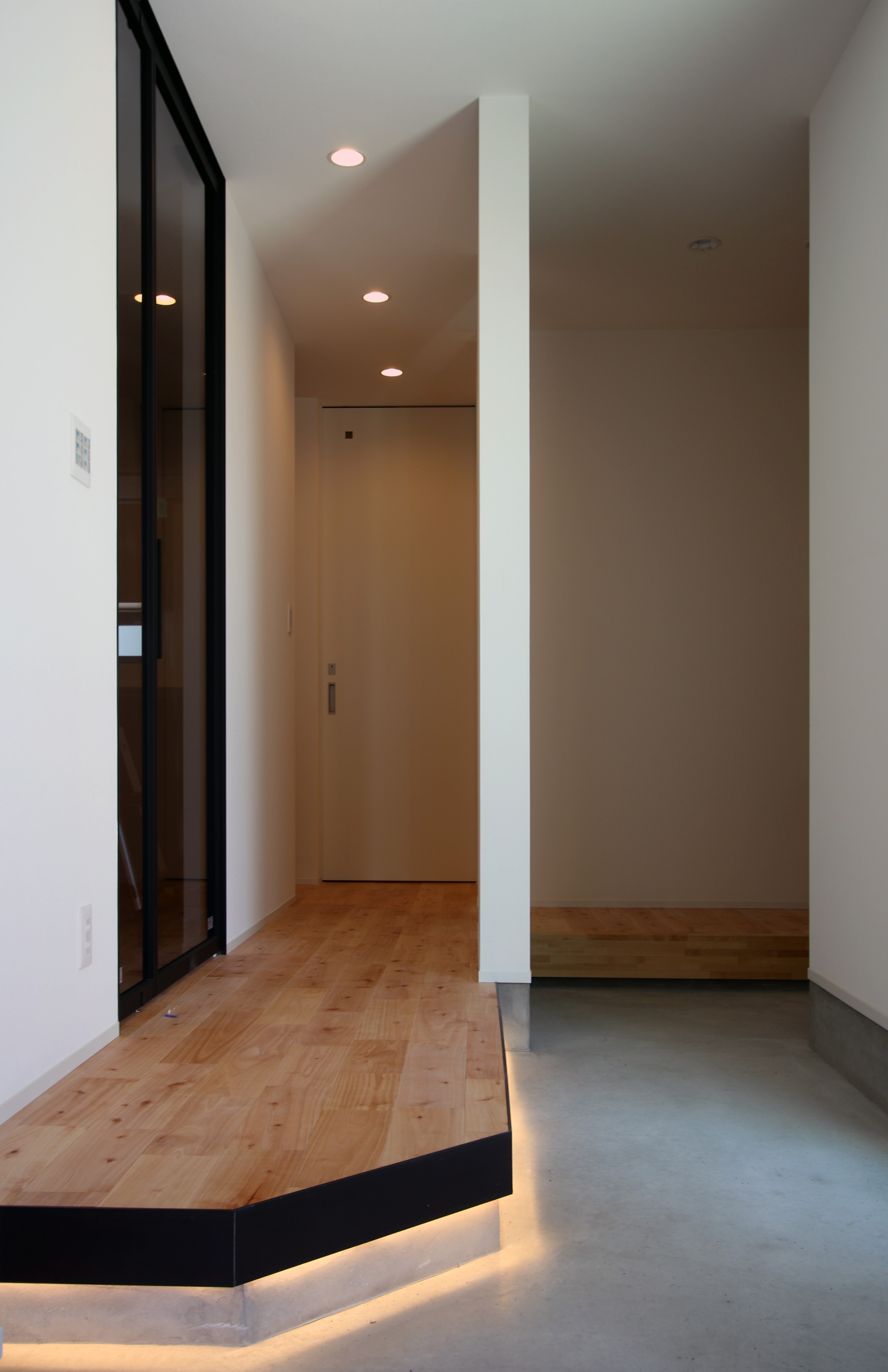 インナーガレージのある家